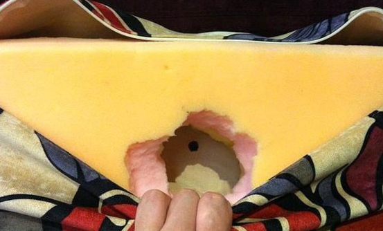 藏在沙发里的摄像头